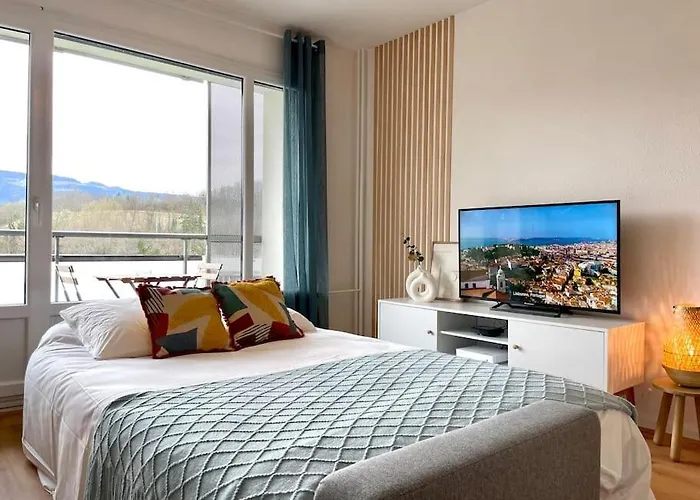 Appartement - Lit Queen Size - Proximite Geneve